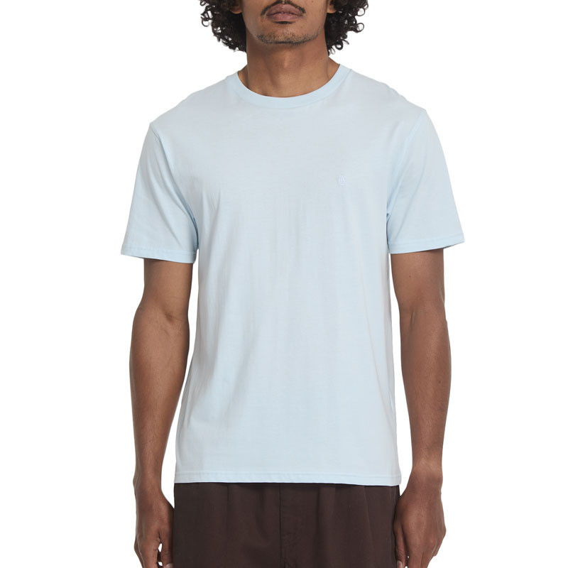 Camiseta Volcom: Stone Blanks Bsc Sst (Light Blue Acid)
