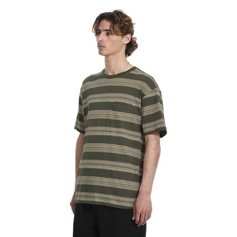 Camiseta Volcom: Twilight Crew (Squadron Green)