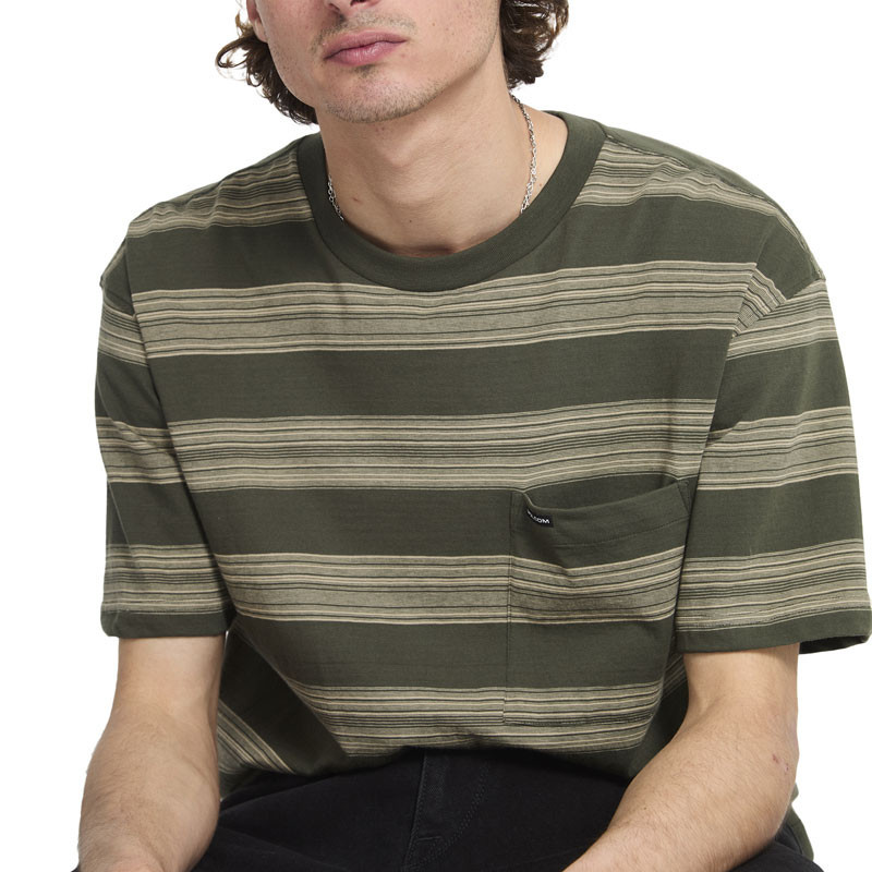 Camiseta Volcom: Twilight Crew (Squadron Green)