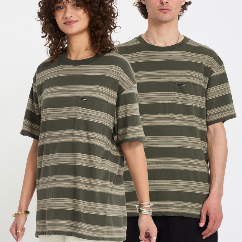 Camiseta Volcom: Twilight Crew (Squadron Green)