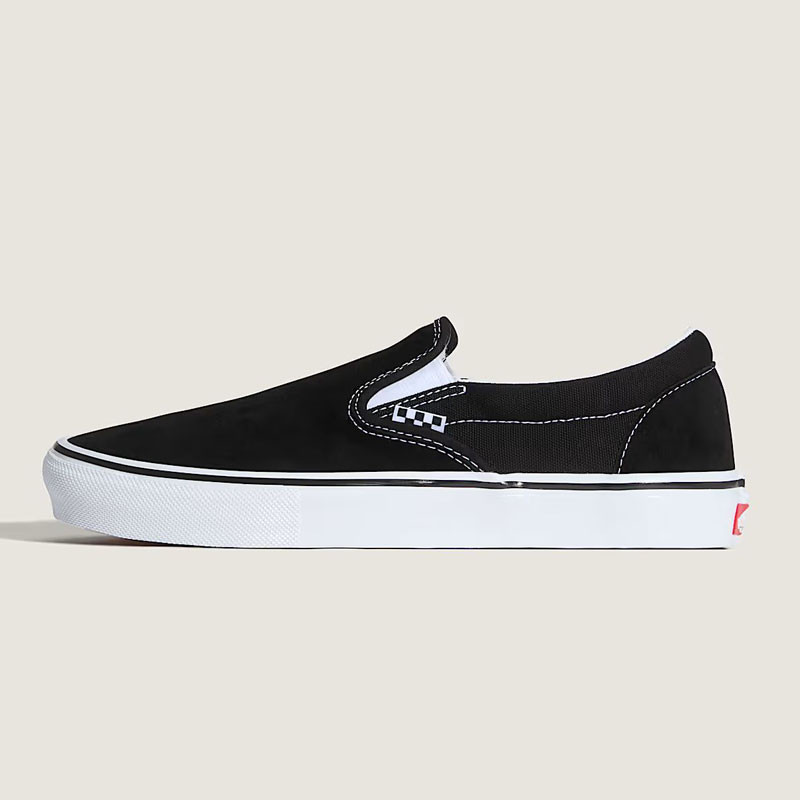 Zapatillas Vans: Skate Slip-On (Black White)