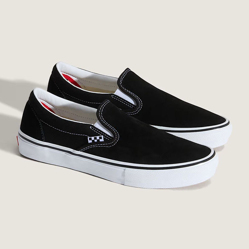Zapatillas Vans: Skate Slip-On (Black White)