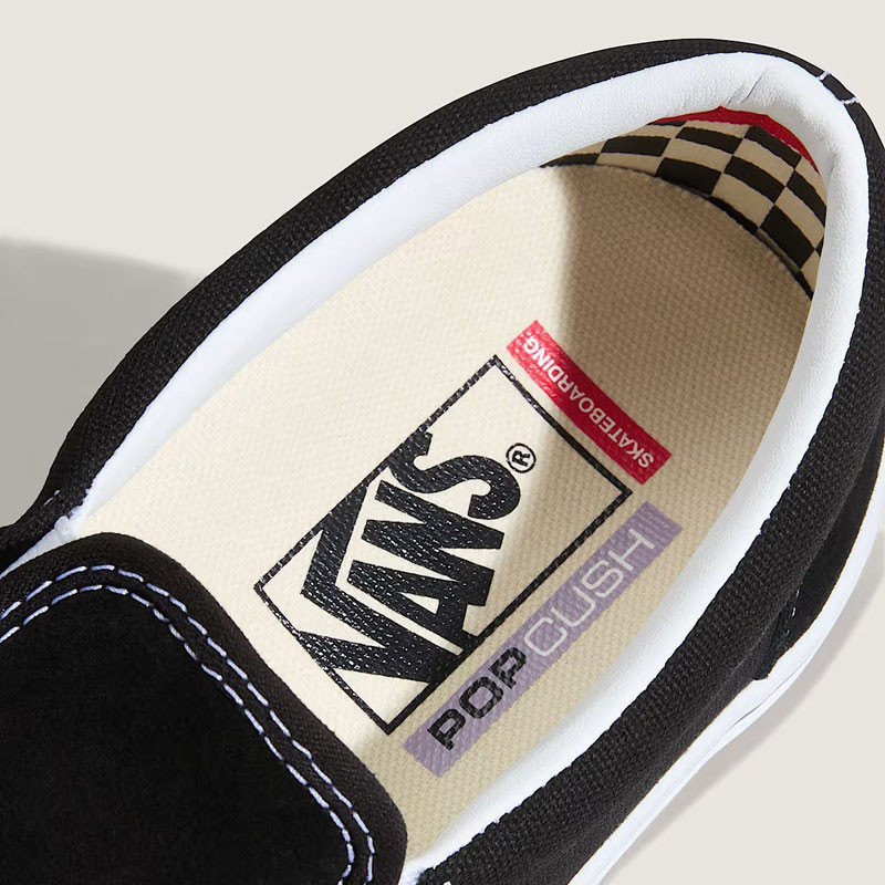 Zapatillas Vans: Skate Slip-On (Black White)