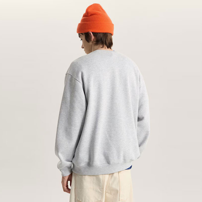 Sudadera Vans: Left Chest II Loose Crew (Light Grey Heat)