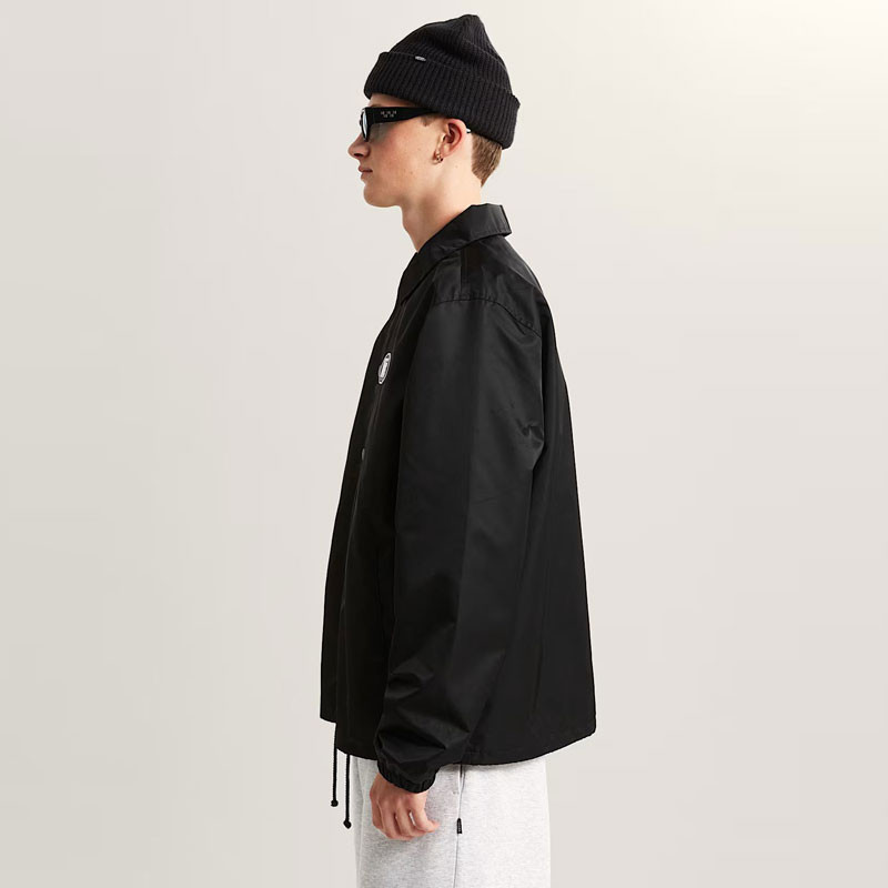Chaqueta Vans: Torrey Nylon Coaches Jacket (Black White)