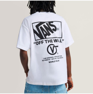 Camiseta Vans: Stacked Hi SS Tee (White)