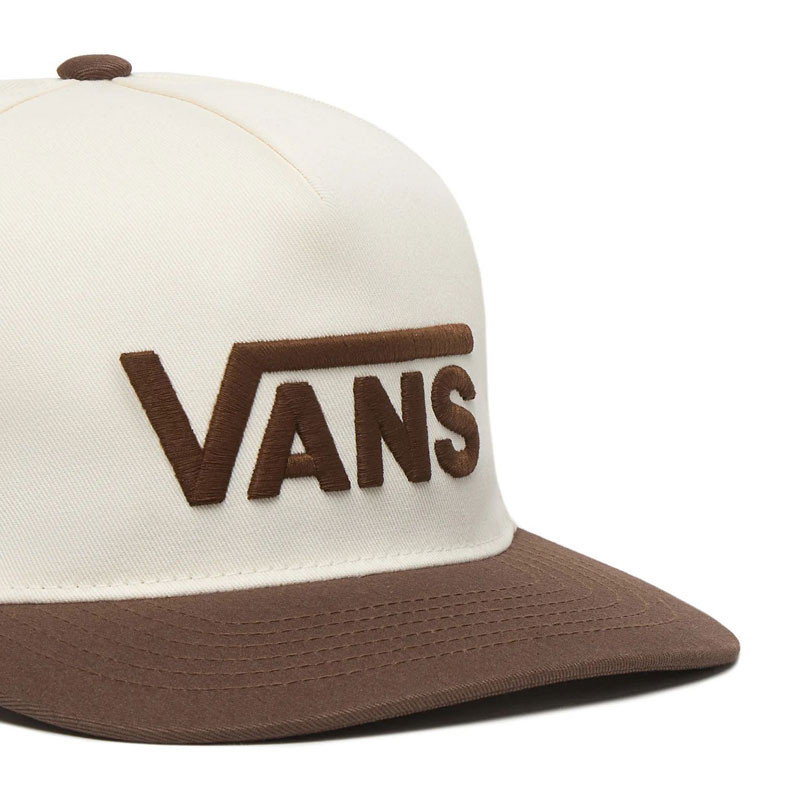 Gorra Vans: Drop V Logo Snapback (Vintage Cocoa)