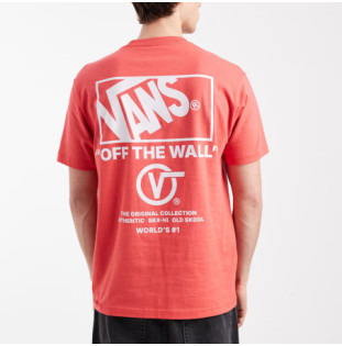 Camiseta Vans: Stacked Hi SS Tee (Crimson Haze)