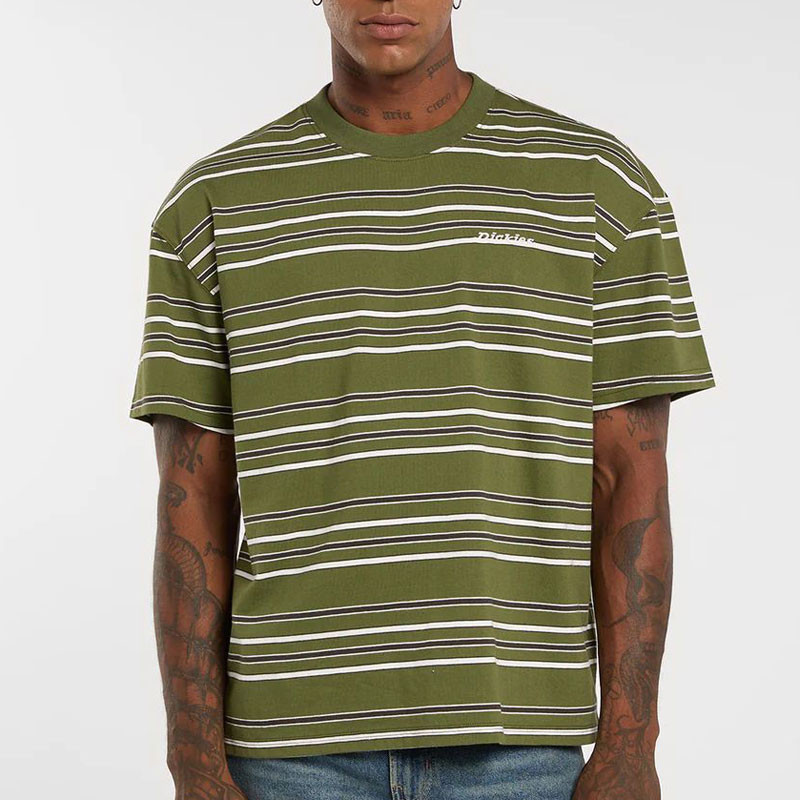 Camiseta Dickies: East Liberty Stripe SS Tee (Cypress)