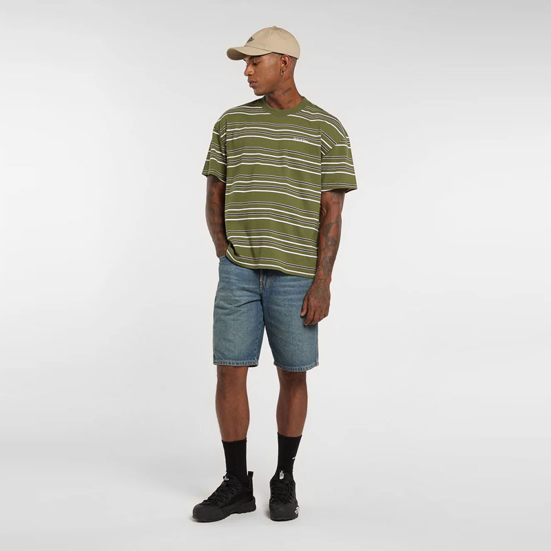 Camiseta Dickies: East Liberty Stripe SS Tee (Cypress)