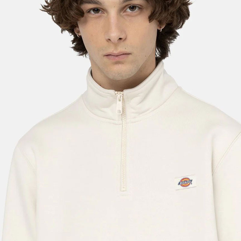 Sudadera Dickies: Oakport Quarter Zip (Whitecap Gray)