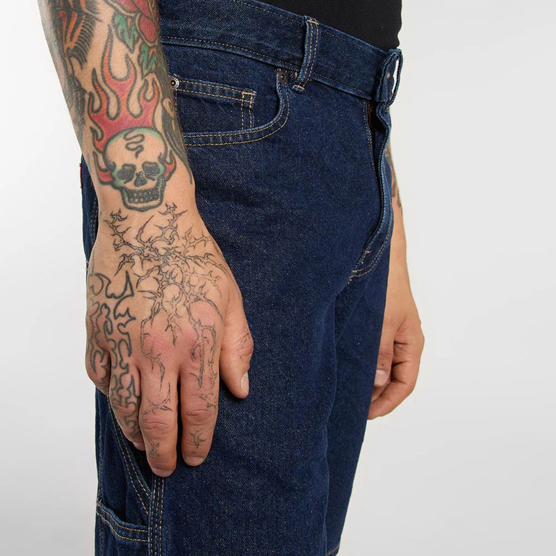 Bermuda Dickies: 993 11 Inch Carpenter Short Jeans (Dk Ind)