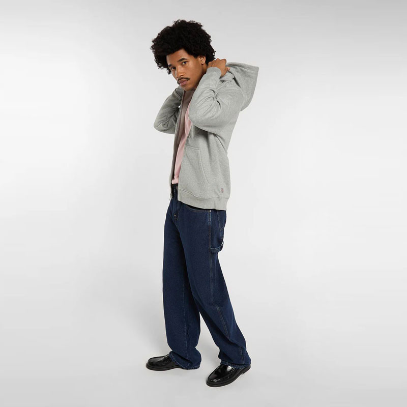 Sudadera Dickies: Oakport Zip Hoodie (Heather Grey)