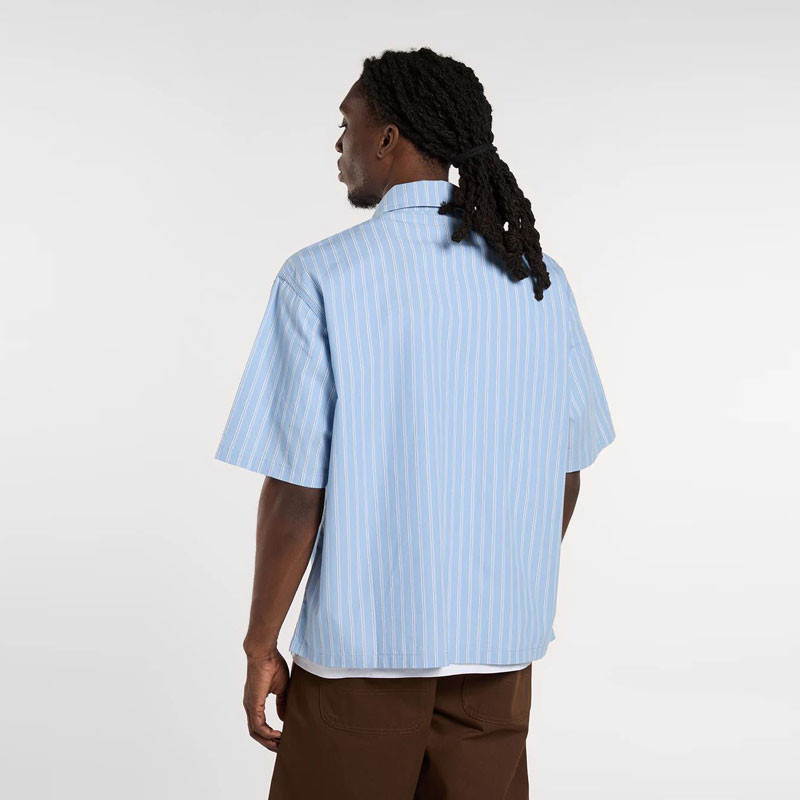 Camisa Dickies: Venedocia Stripe Shirt SS (Endless Sky)