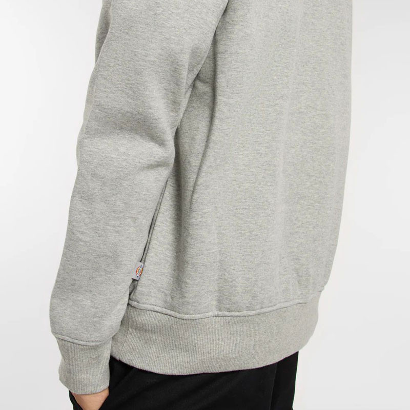 Sudadera Dickies: Oakport Quarter Zip (Heather Grey)