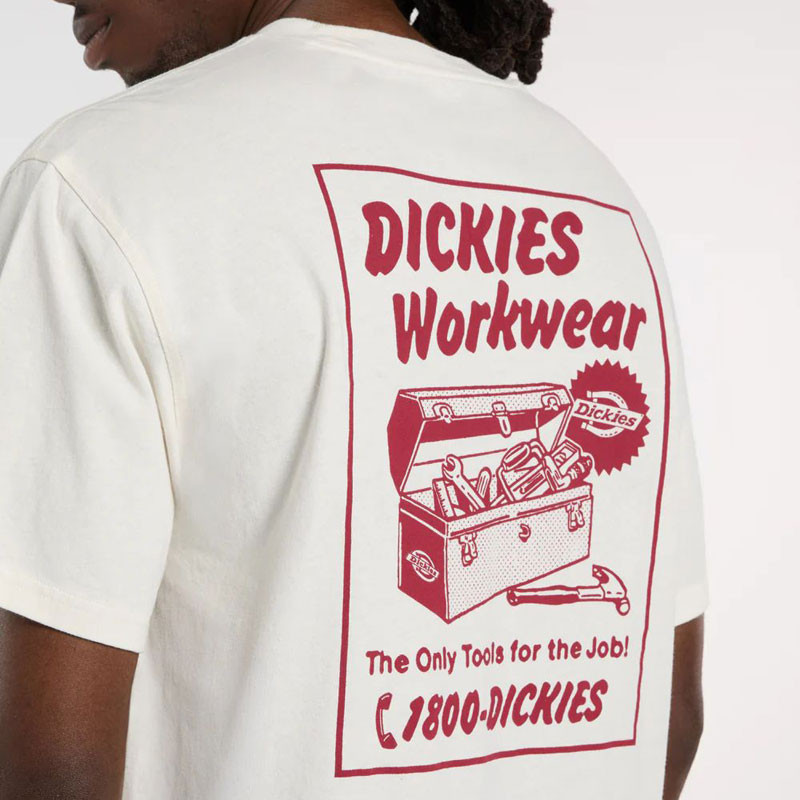Camiseta Dickies: Dry Ridge SS Tee (Egret)