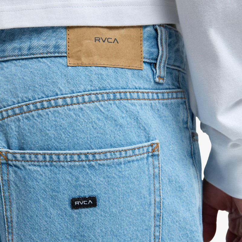 Bermuda RVCA: Skate Denim Short (Bleach Wash)