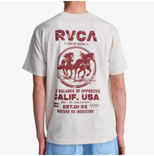 Camiseta RVCA: Ride Free SS (Moonbeam)