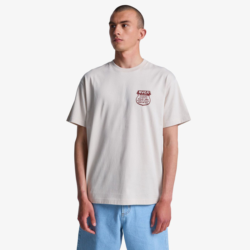 Camiseta RVCA: Ride Free SS (Moonbeam)