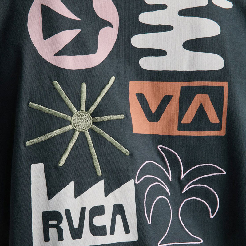 Camiseta RVCA: Mirage SS (Pirate Black)