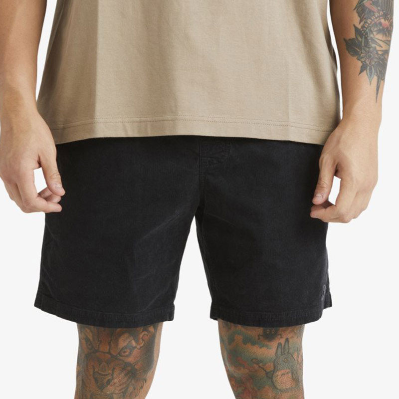 Bermuda RVCA: Escape Elastic Cord Short II (Black)