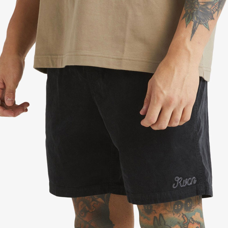 Bermuda RVCA: Escape Elastic Cord Short II (Black)