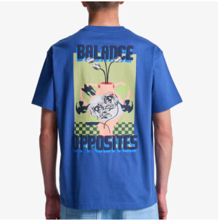 Camiseta RVCA: Af Twin Tulips SS Tee (Indigo Blues)