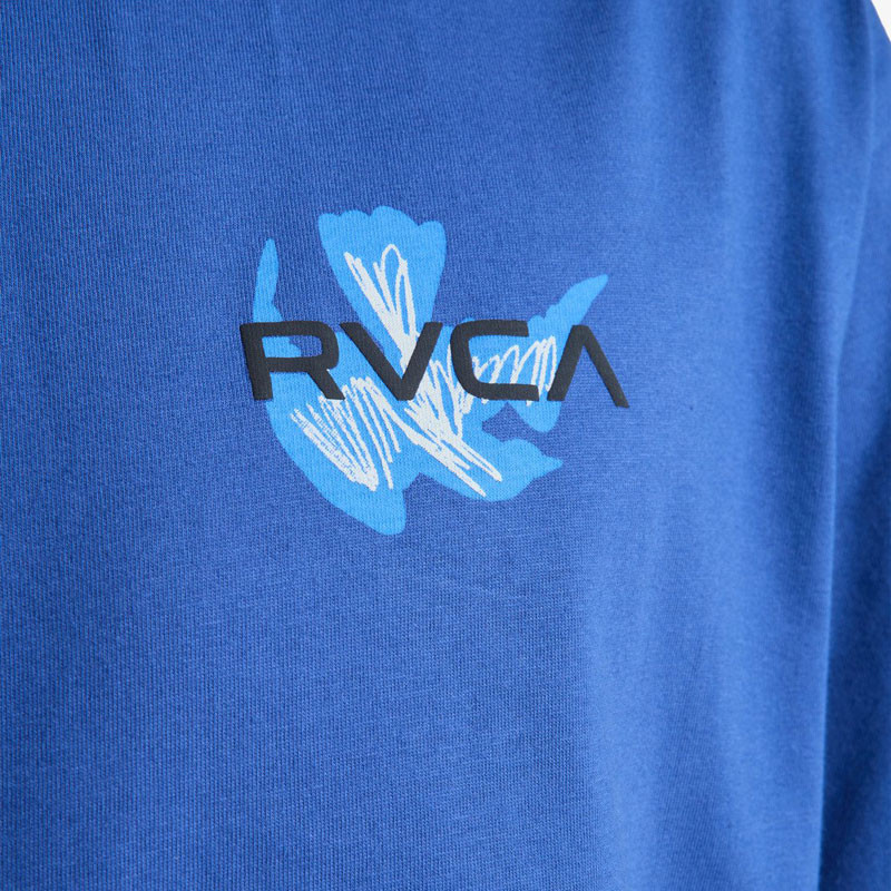 Camiseta RVCA: Af Twin Tulips SS Tee (Indigo Blues)