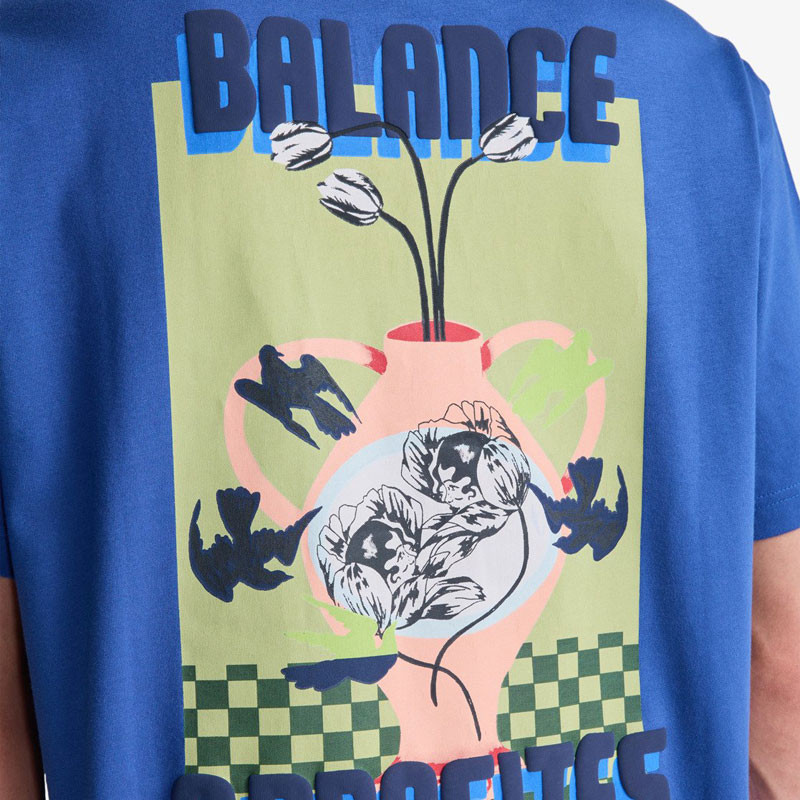 Camiseta RVCA: Af Twin Tulips SS Tee (Indigo Blues)