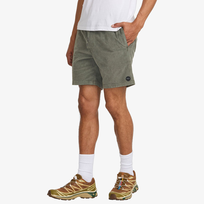 Bermuda RVCA: Escape Elastic Cord Short II (Sage Leaf)