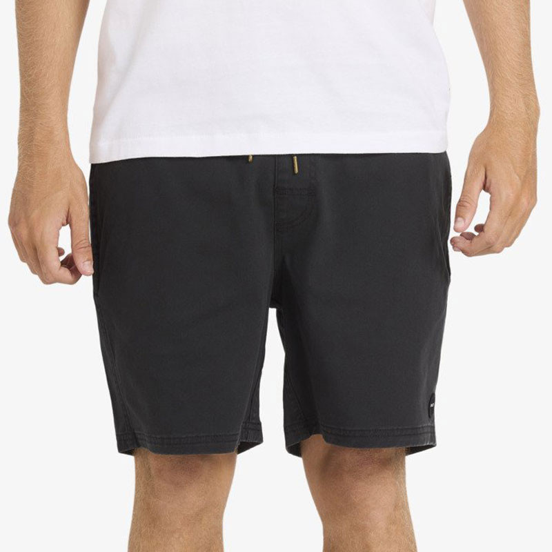 Bermuda RVCA: Escape Elastic Short (Black)