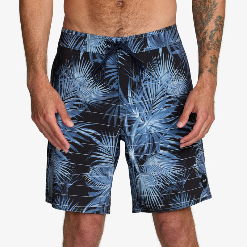 Bañador RVCA: Steady Stripe Trunk (Moody Blue)