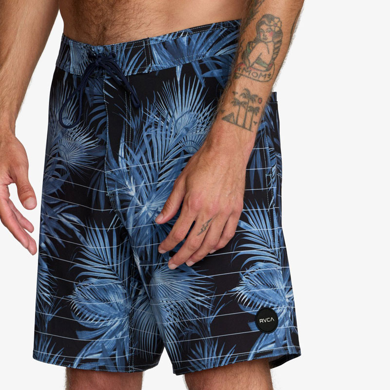 Bañador RVCA: Steady Stripe Trunk (Moody Blue)