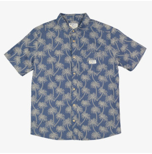 Camisa RVCA: Exotica SS (Dark Denim)