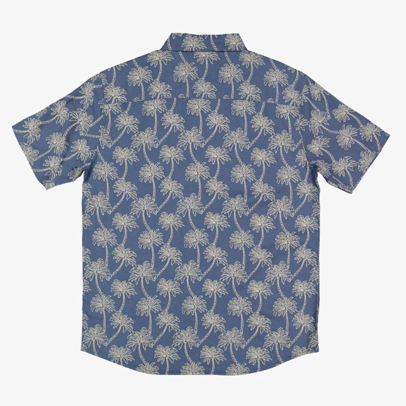 Camisa RVCA: Exotica SS (Dark Denim)