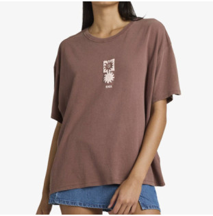 Camiseta RVCA: Move On Bf Tee (Terra Brown)