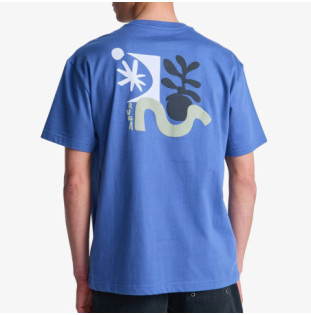 Camiseta RVCA: Cut Out SS (Indigo)