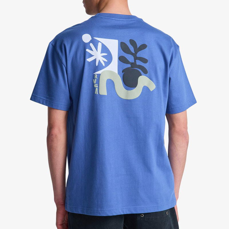 Camiseta RVCA: Cut Out SS (Indigo)