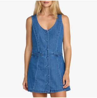 Vestido RVCA: Lainey Mini Dress (Crystal Blue)