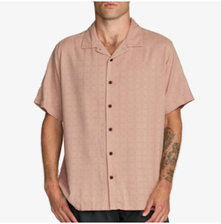 Camisa RVCA: Vacancy SS (Pale Mauve)