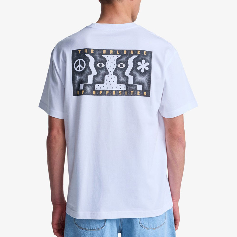 Camiseta RVCA: Face To Face SS (White)