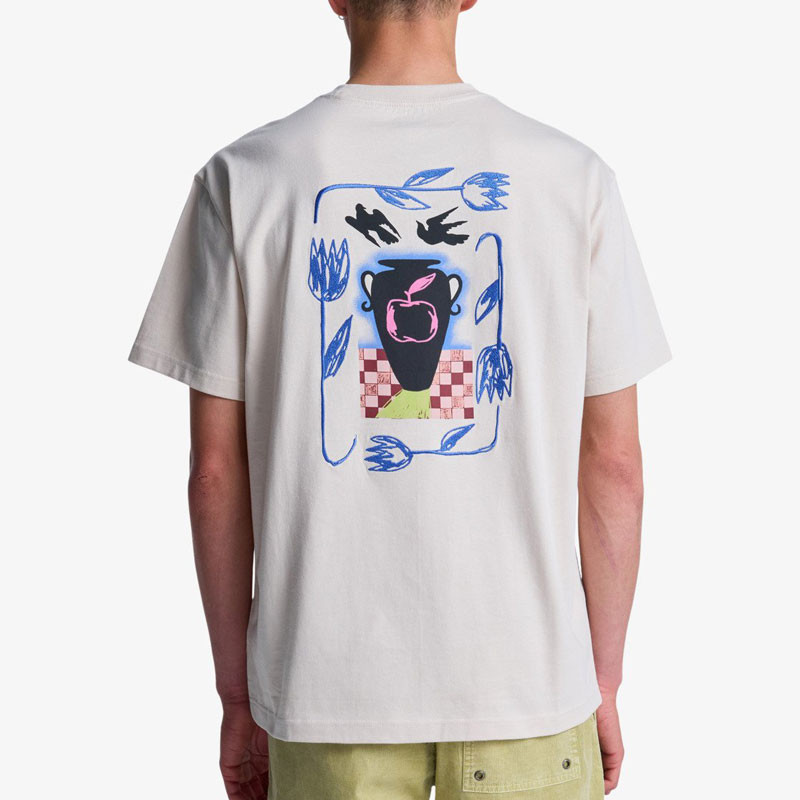 Camiseta RVCA: Af Love Birds SS (Moonbeam)