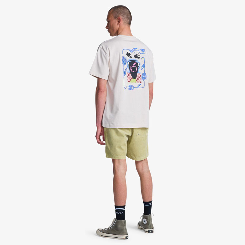 Camiseta RVCA: Af Love Birds SS (Moonbeam)