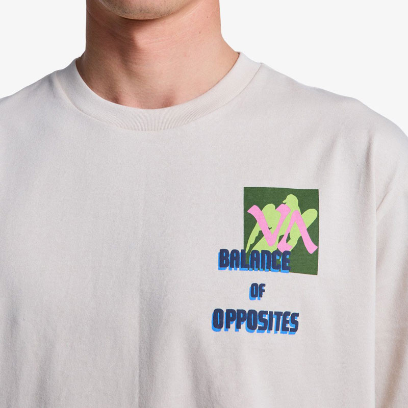 Camiseta RVCA: Af Love Birds SS (Moonbeam)