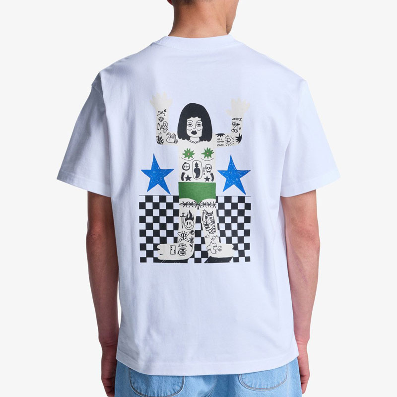 Camiseta RVCA: Af Bonhomme SS Tee (White)