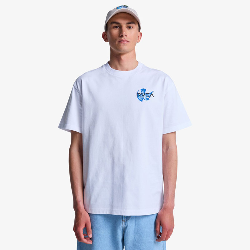 Camiseta RVCA: Af Bonhomme SS Tee (White)