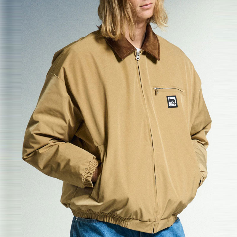 Chaqueta Obey: Obey Elysian Jacket (Vintage Tan)