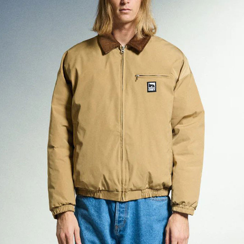 Chaqueta Obey: Obey Elysian Jacket (Vintage Tan)