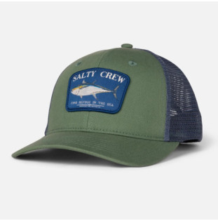 Gorra Salty Crew: Big Blue Amadeo Retro (Mid Green Navy)