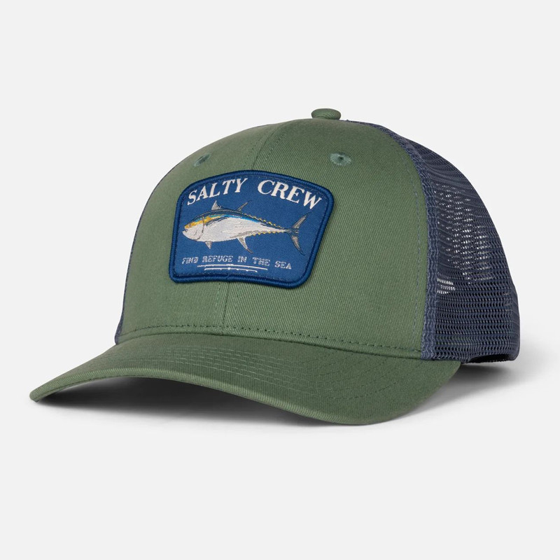 Gorra Salty Crew: Big Blue Amadeo Retro (Mid Green Navy)